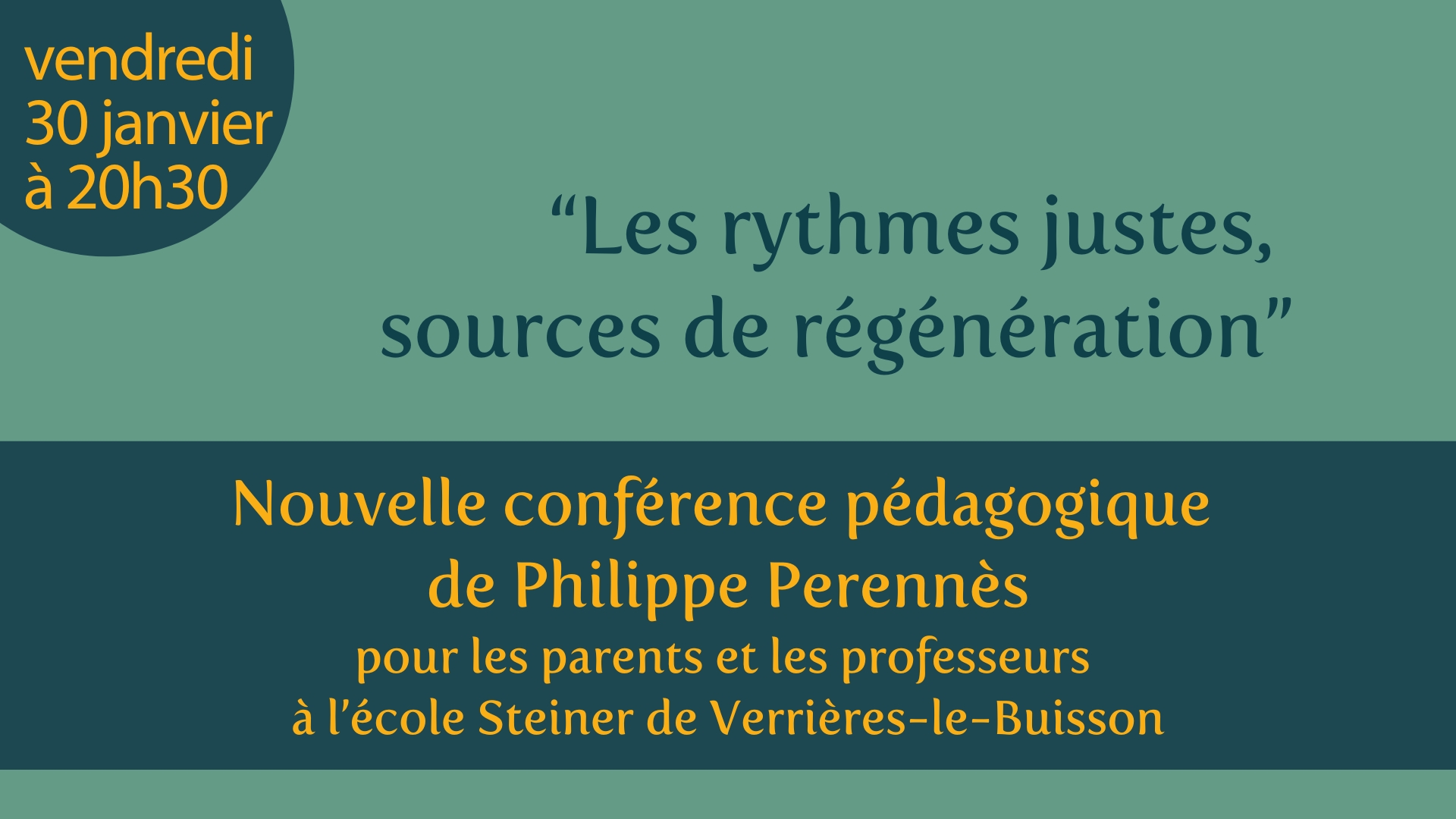 conférence école steiner verrieres