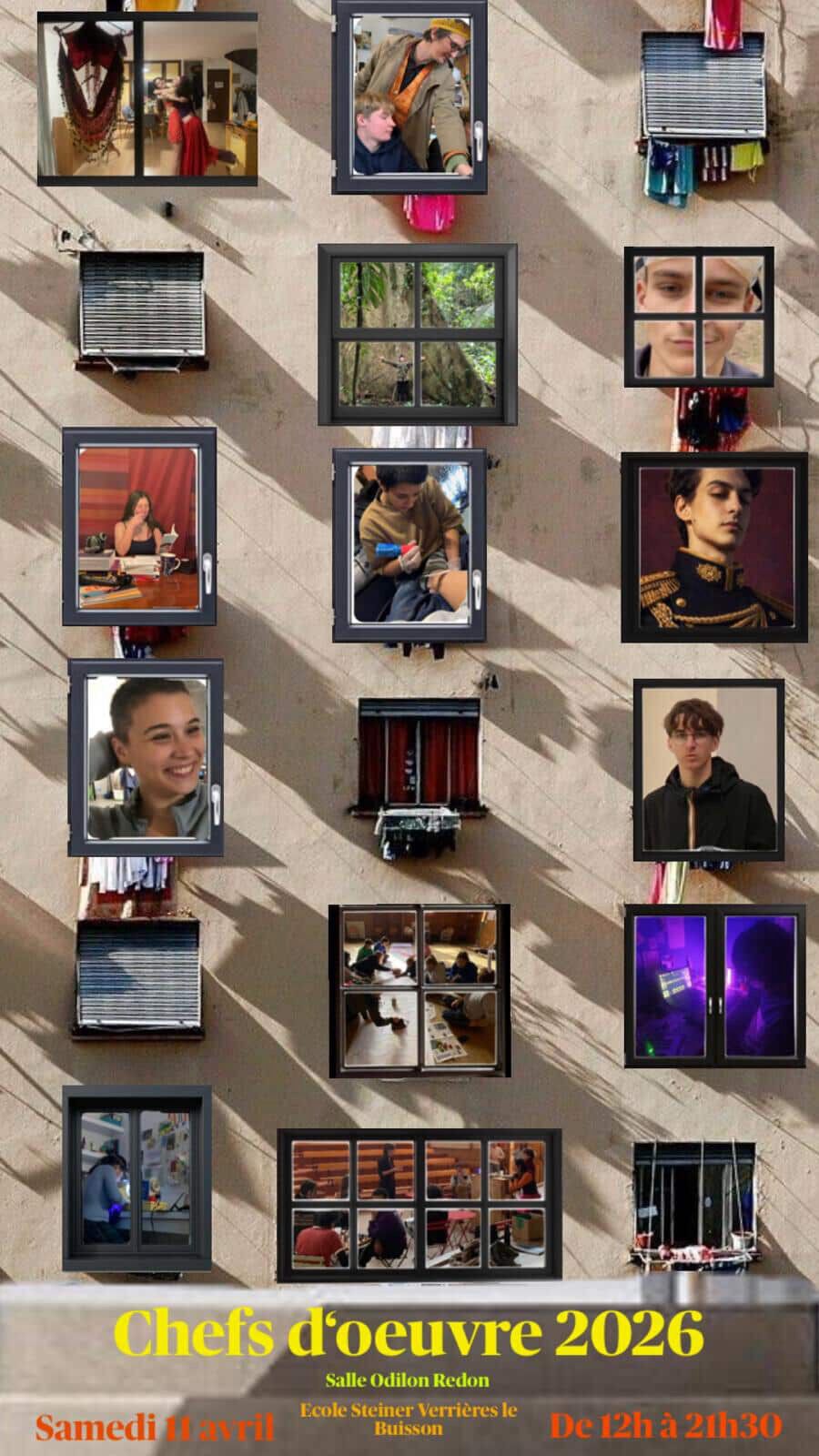 affiche chefs d'oeuvre 12e classe 2026